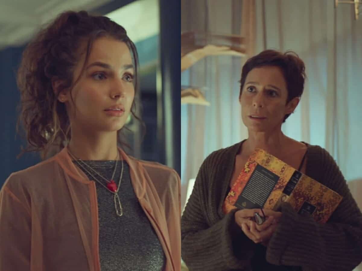 Cecília (Fernanda Marques) e Rebeca (Andrea Beltrão) de Um Lugar ao Sol (Reprodução – TV Globo)