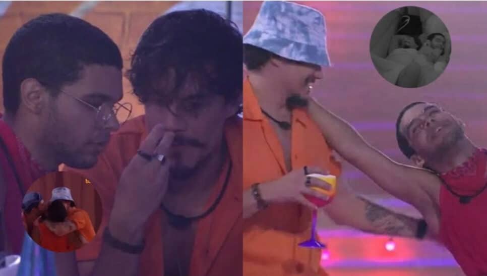 Esquentou o clima entre Vyni e Eli (Foto: Reprodução / Internet)