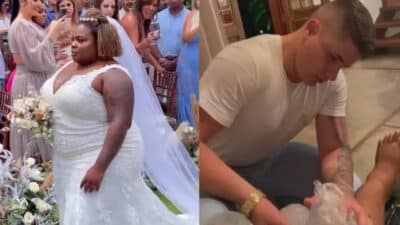 Jojo se machucou no casamento (Foto: Reprodução / Internet)