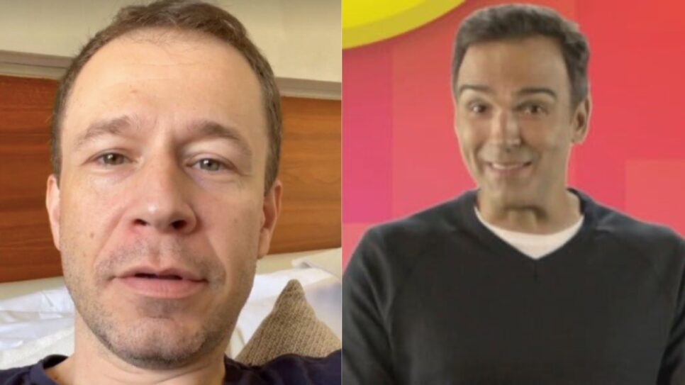 BBB22 Tiago Leifert e Tadeu Schmidt (Reprodução)