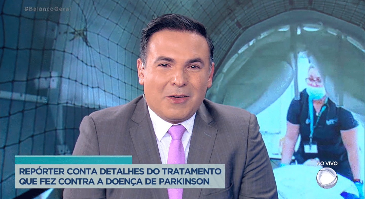 Ao vivo, Gottino chora com diagnóstico de doença e desabafa (Reprodução/Record)