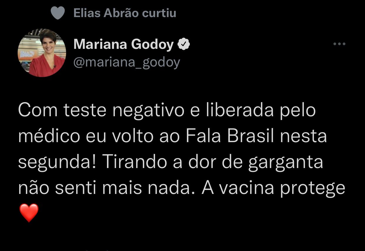 Mariana Godoy nas redes sociais revela que está bem (Foto: Reprodução)