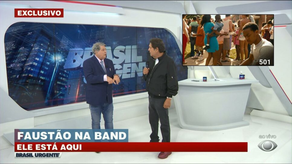 Faustão ajuda a derrubar lista do BBB22 da Globo (Foto: Reprodução)