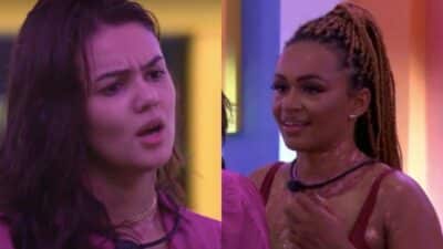 Imagem do post BBB22: Natália e Eslovênia se desentendem: “Para de falar mal de mim”