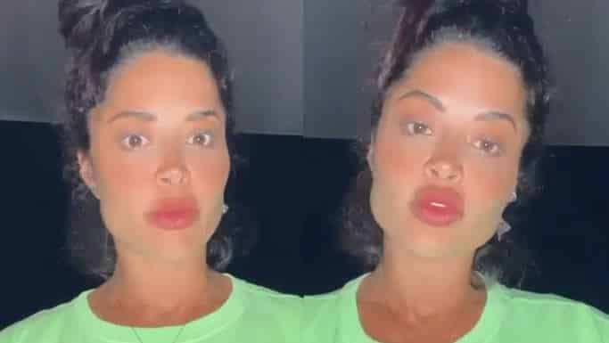 Aline Riscado rebate críticas após polêmica (Foto: Reprodução)