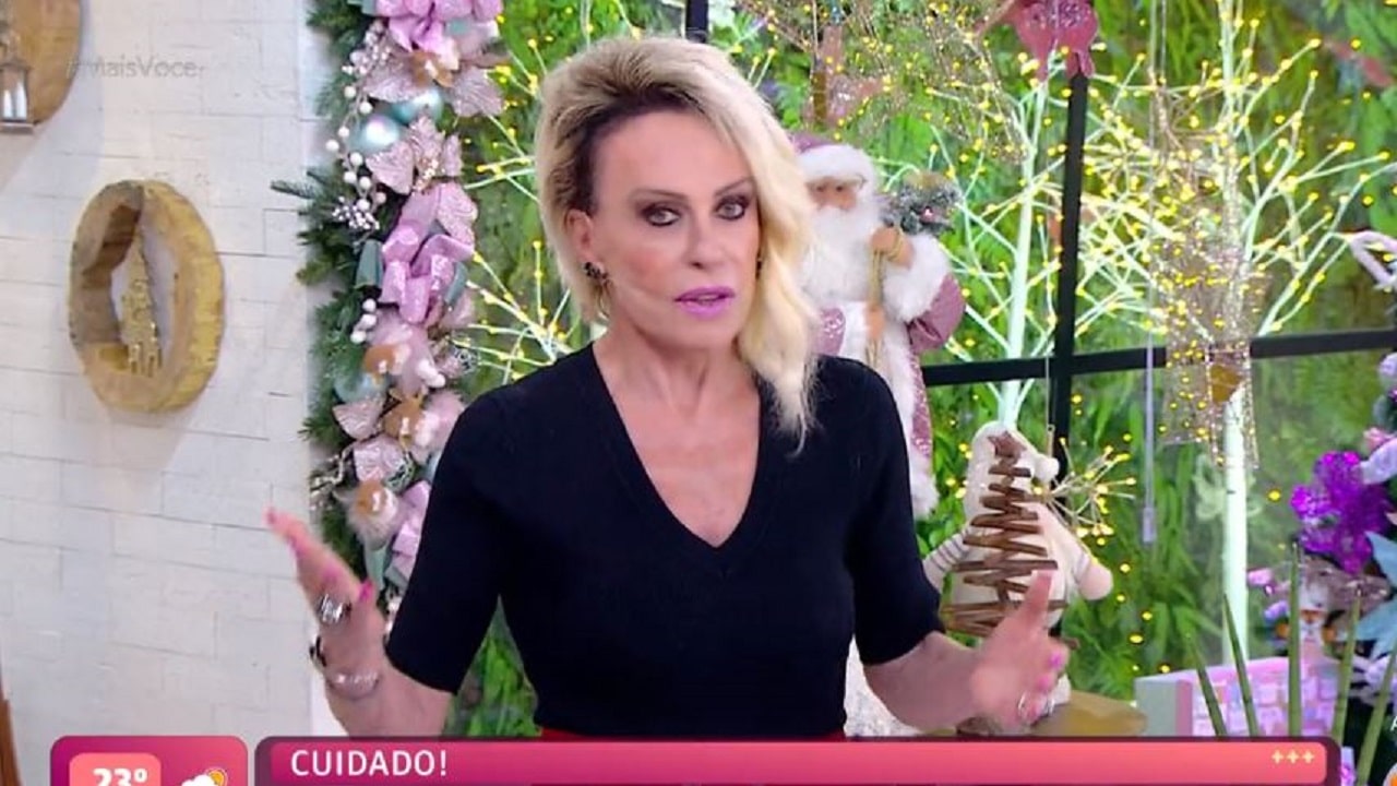 A famosa apresentadora do ais Você da Globo, Ana Maria Braga surpreende ao falar sobre saúde (Foto: Reprodução)