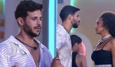 BBB22: Rodrigo surta durante festa e dispara verdades para brothers (Foto: Reprodução)