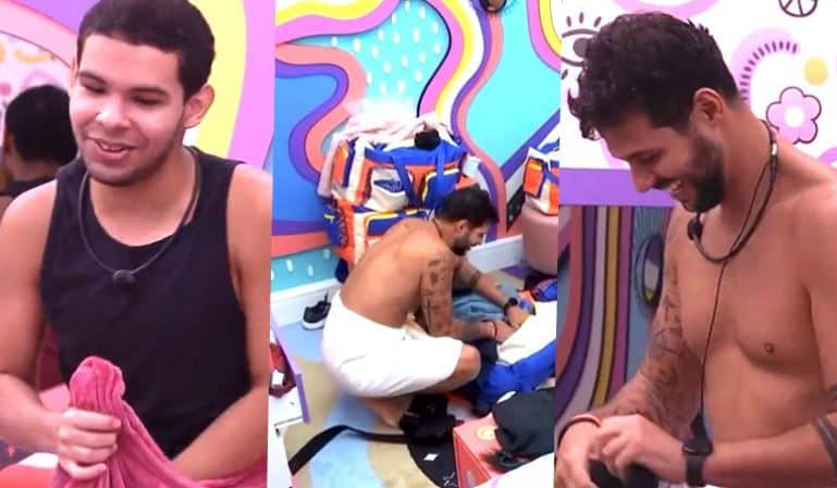 BBB22: Vinicius revela que quase viu Rodrigo pelado (Foto: Reprodução)
