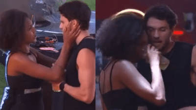 Imagem do post BBB22: Após beijar Eslovênia, Lucas tenta beijar Jessi e leva fora: “Vamos respeitar”