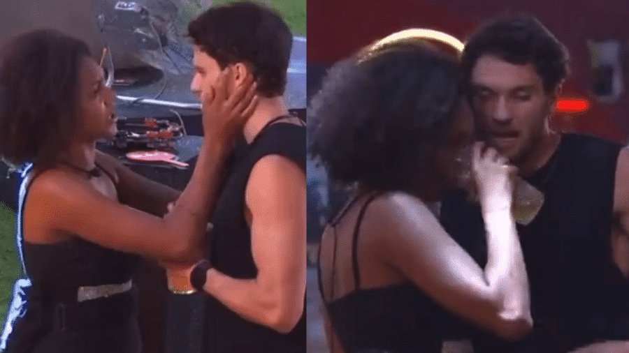 BBB22: Após beijar Eslovênia, Lucas tenta beijar Jessi e leva fora (Reprodução)