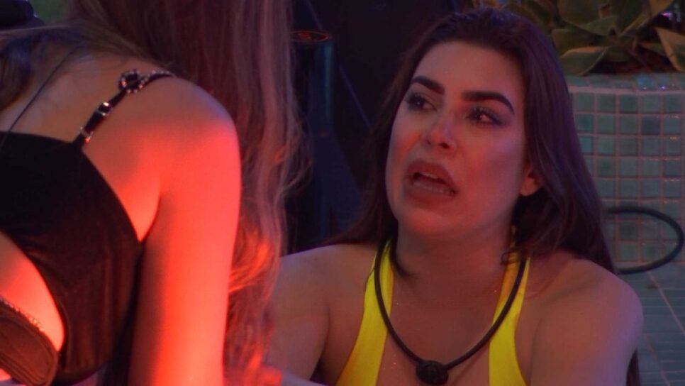 Naiara durante festa no BBB22 (Foto: reprodução)