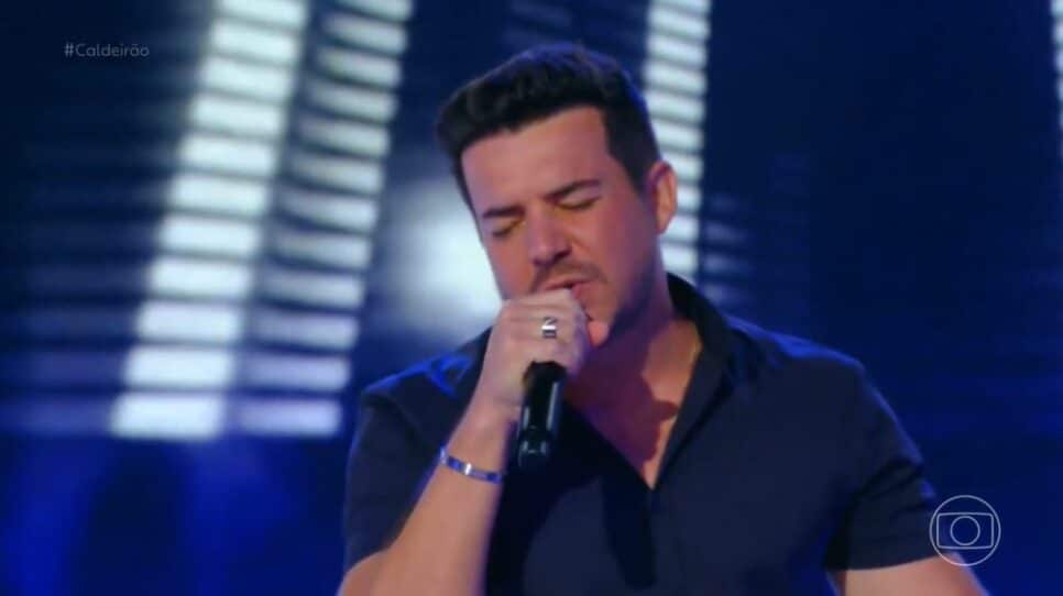 Belutti durante o Caldeirão (Foto: Reprodução)