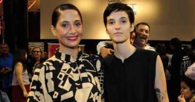 Camila Pitanga e ex-namorada (Foto: AgNews)