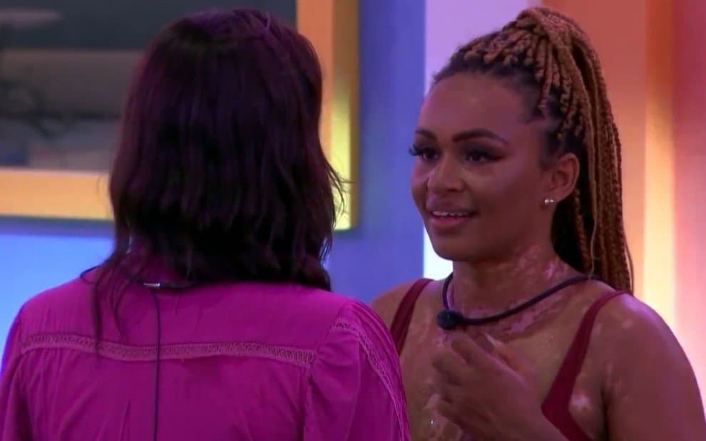 BBB22: Natália e Eslovênia se desentendem (Reprodução/Globo)