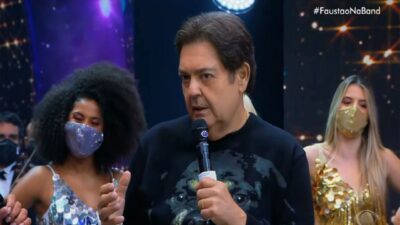 Audiência da estreia de Faustão na Band provoca Record: 'Tá chorando' Foto: Reprodução