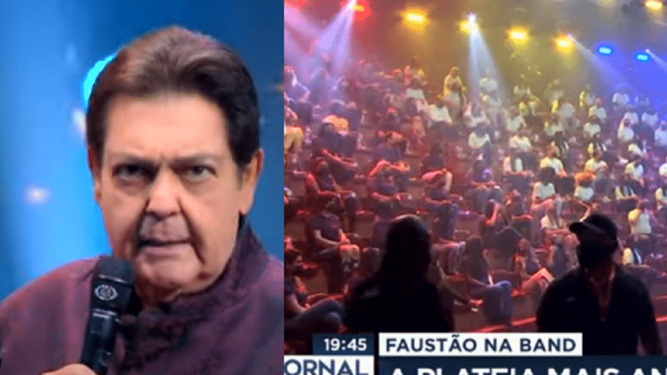 Apresentador Faustão na Band (Foto: Reprodução)