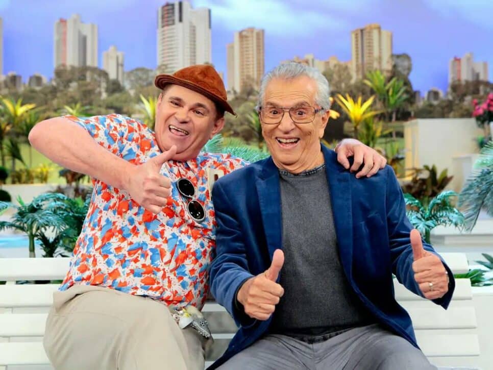 Batoré e Carlos Alberto de Nóbrega reataram amizade por conta de novela da Globo