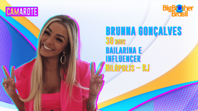 Imagem do post BBB 22: Sozinha, Brunna Gonçalves lava o banheiro