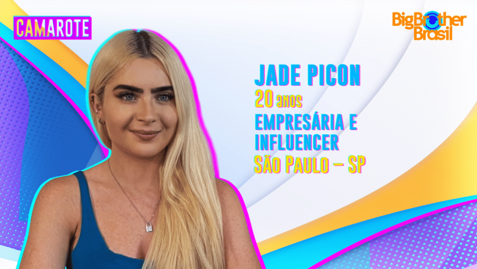BBB22 Jade Picon (Reprodução/Globo)