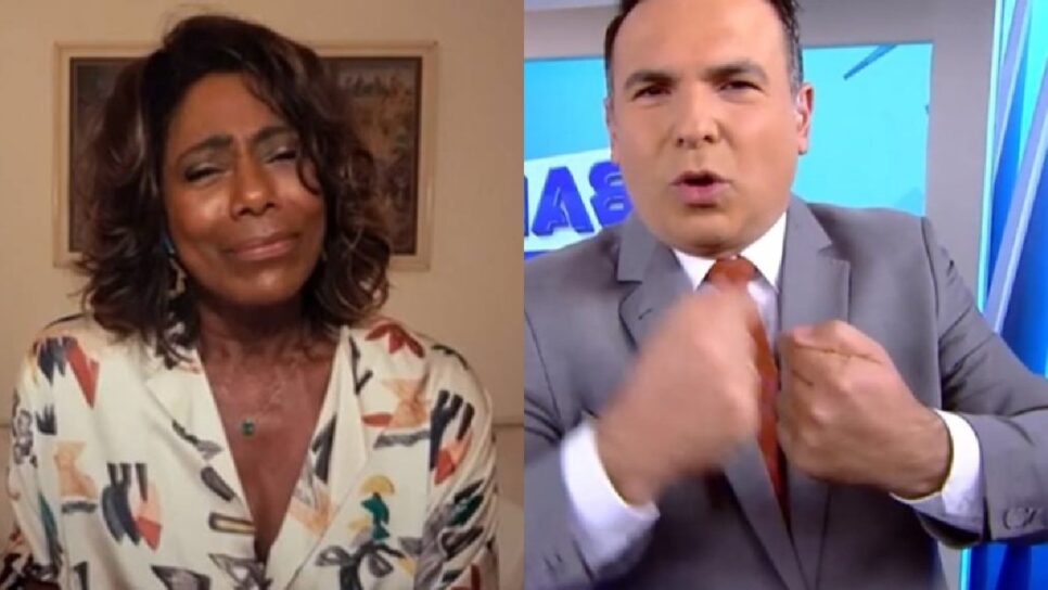 Gottino e Glória Maria (Foto: Reprodução)