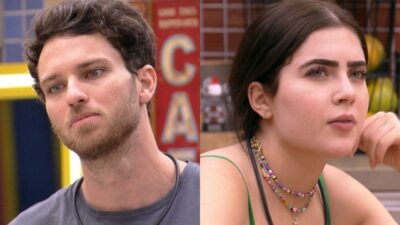 Imagem do post BBB22: Confiante, Lucas mira em Jade para paredão: “Só um rostinho bonito”