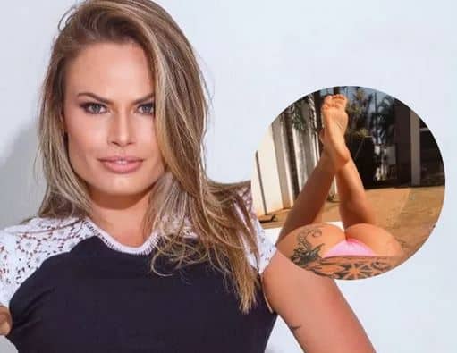 Nati Casassola está faturando alto mostrando os pés para fãs (Foto: Reprodução)