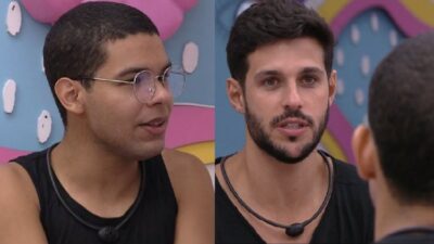 Os participantes do BBB22, Rodrigo e Vyni (Foto: Reprodução)