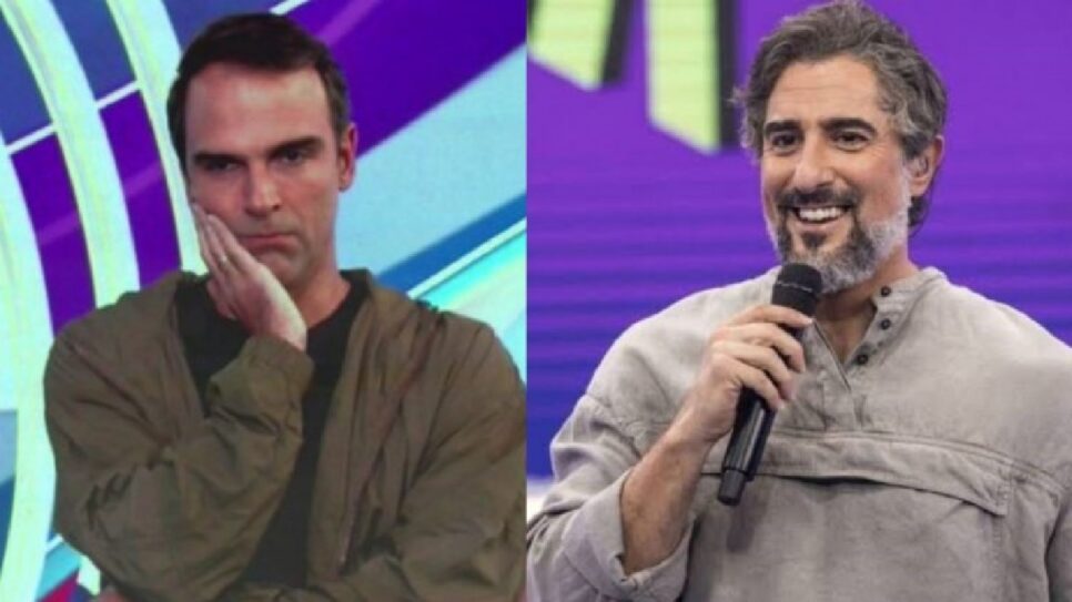 Marcos Mion e Tadeu Schmidt (Foto: Reprodução) BBB22