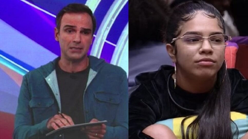 Tadeu Schmidt e Maria no BBB22 (Foto: Reprodução)