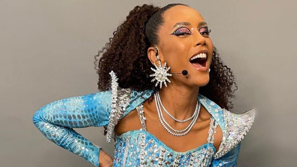 Taís Araujo recicla figurino das empreguetes para gravar The Masked Singer (Reprodução/Instagram)