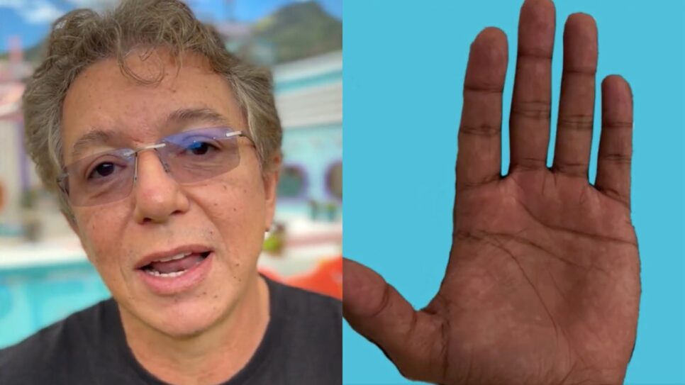 Globo passa do limite e usa mão de participantes do BBB 22 para enrolar público (Reprodução/Twitter)