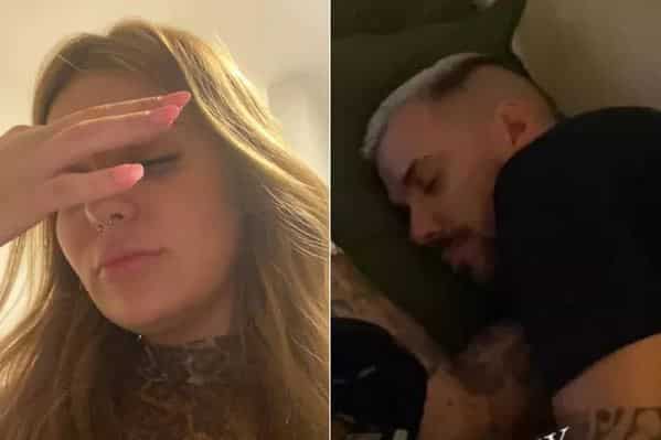 Viih Tube tenta acordar Lipe Ribeiro (Foto: Reprodução/Instagram)