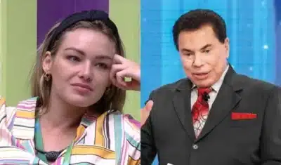 Bárbara e Silvio Santos (Foto: Reprodução)