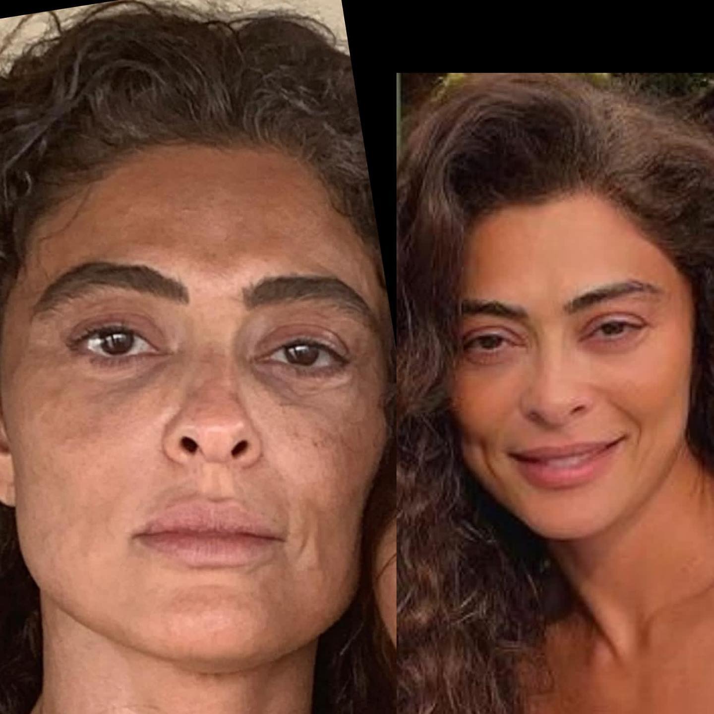 Maria Marruá em Pantanal, Juliana Paes envelhece com maquiagem (Reprodução/Instagram)