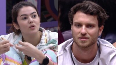 Imagem do post BBB22: Azedou! Eslovênia briga com Lucas após eliminação de Brunna: “Tirou minha amiga”