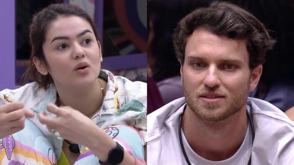 BBB22: Azedou! Eslovênia briga com Lucas após eliminação de Brunna (Reprodução)