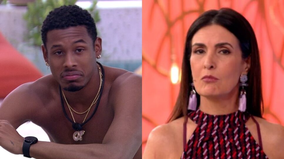 BBB22: Paulo André solta palavrão ao vivo no Encontro e deixa Fátima sem graça (Reprodução)