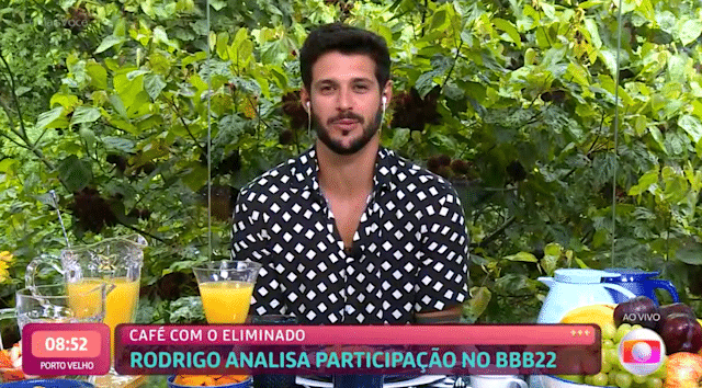 Rodrigo foi o último eliminado do BBB 22 (Foto: Reprodução)