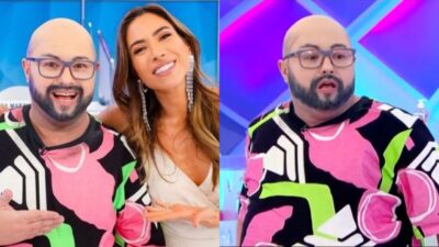 Patricia Abravanel tira sarro de Tiago Abravanel por BBB22 na frente da mãe dele no SBT à mando de Silvio Santos (Foto: Reprodução)