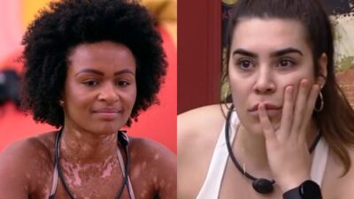 Imagem do post BBB22: Natália perde a paciência, se revolta com Naiara e dispara: “Cale a boca”