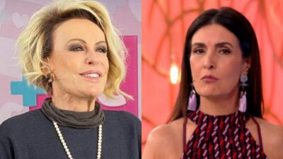 Ana Maria Braga e Fátima Bernardes andaram se estranhando nos bastidores da Globo (Foto: Reprodução/Montagem)