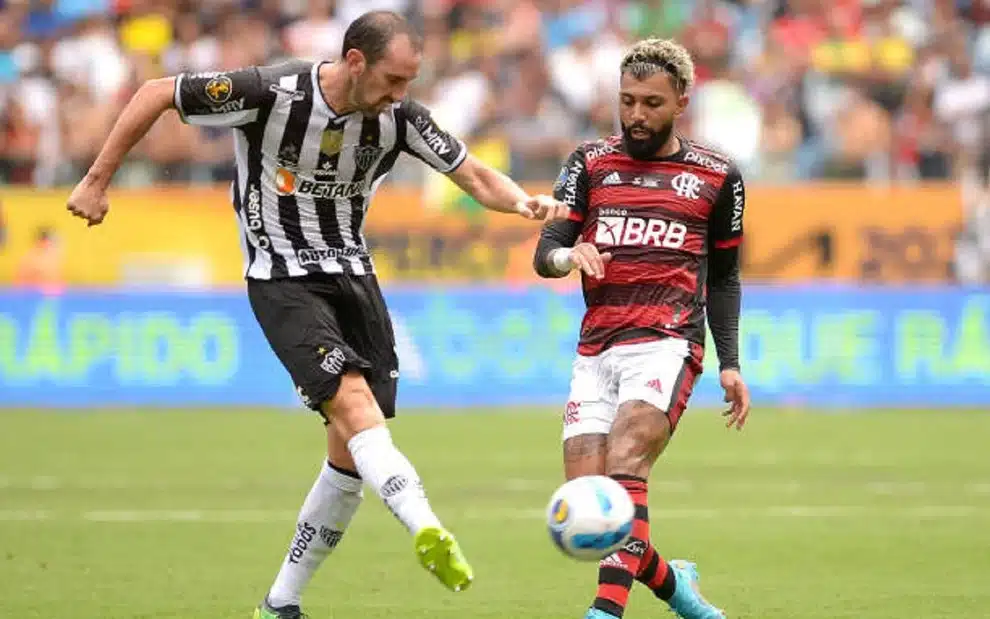 Jogo Flamengo x Atlético-MG (Foto: Reprodução)