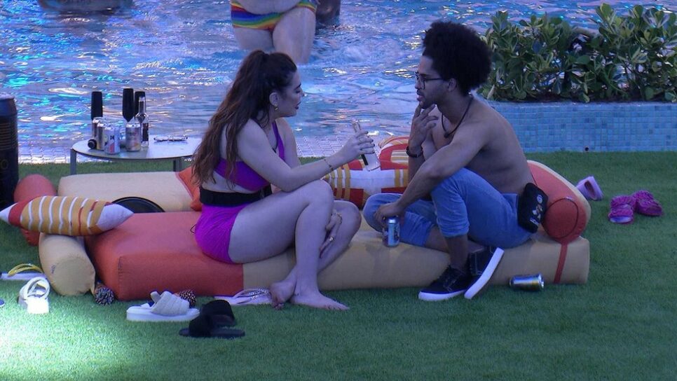BBB22: Luciano cobra promessa de Naiara Azevedo (Foto: Reprodução)