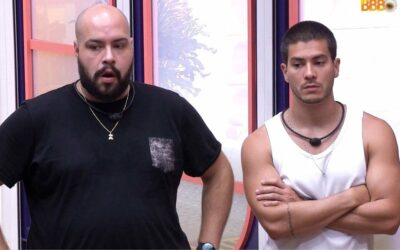 BBB22: Tiago e Arthur no reality (Foto: Reprodução/Globo)