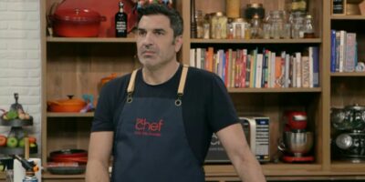 O apresentador do The Chef da Band, Edu Guedes falou sobre acidente (Foto: Reprodução)