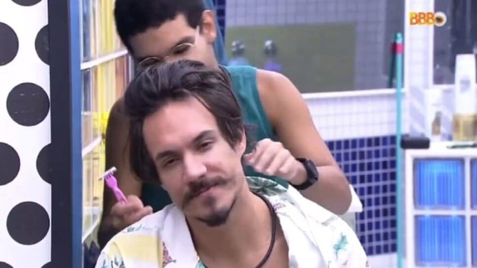 Eliezer e Vyni no BBB22 (Foto: Reprodução)