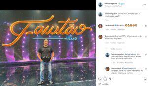 Fabiano Segalote saiu da Globo e foi para Band a convite de Fausto Silva (Foto: Reprodução / Instagram)