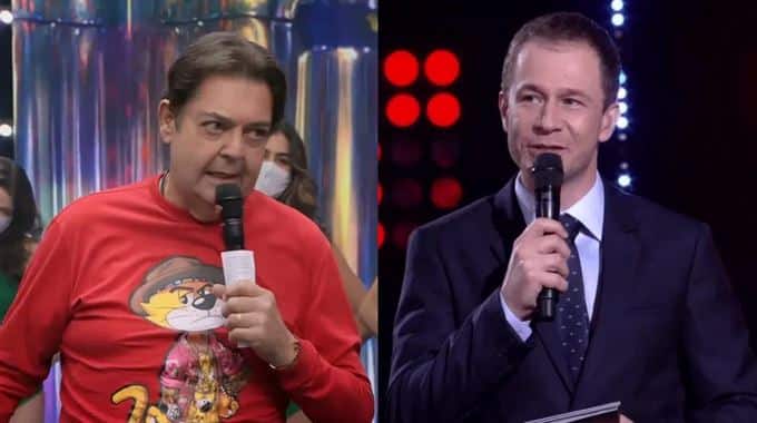 Faustão e Tiago Leifert (Foto: Reprodução)