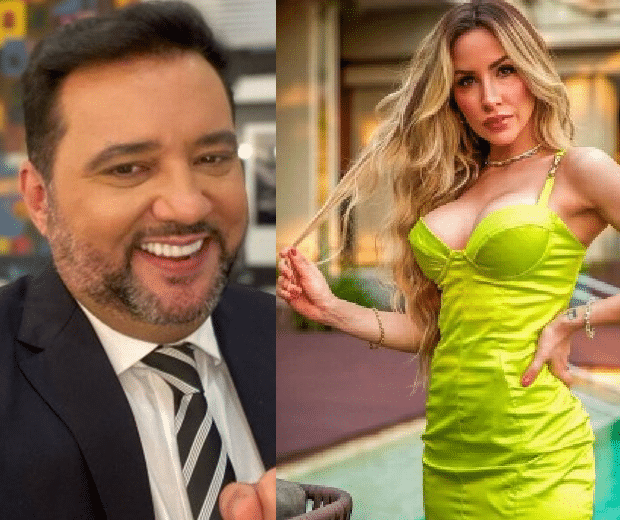 Geraldo Luís está namorando a ex-noiva do jogador de futebol, Adriano Imperador, Victória Moreira (Foto: Reprodução)