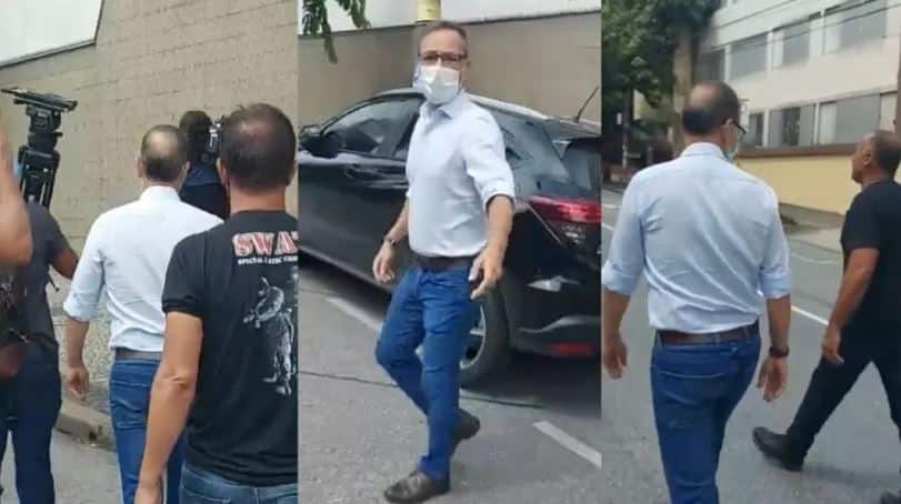 Equipe da Globo é ameaçada ao vivo e cenas fortes chocam espectadores (Foto: Reprodução)